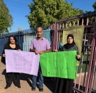 اللد: اضراب ووقفة احتجاجية أمام روضة تسائالا احتجاجاً على أوضاعها